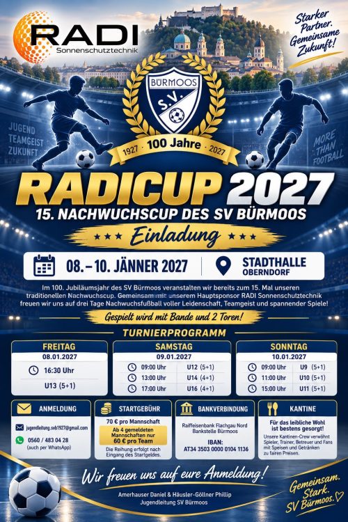 Radicup 2027 NAchwuchscup SV Bürmoos